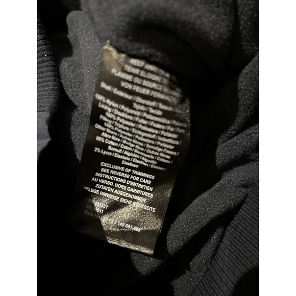 BMW Bomber‎ Jacket Full Zip Mens 3XL Windbreaker Fleece Lined Racer Fitted Logo - Picture 7 of 9